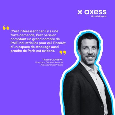 Axess Grands Projets construit un parc d’activités à étages de 11 500 m2 à Bobigny pour le compte de Proudreed